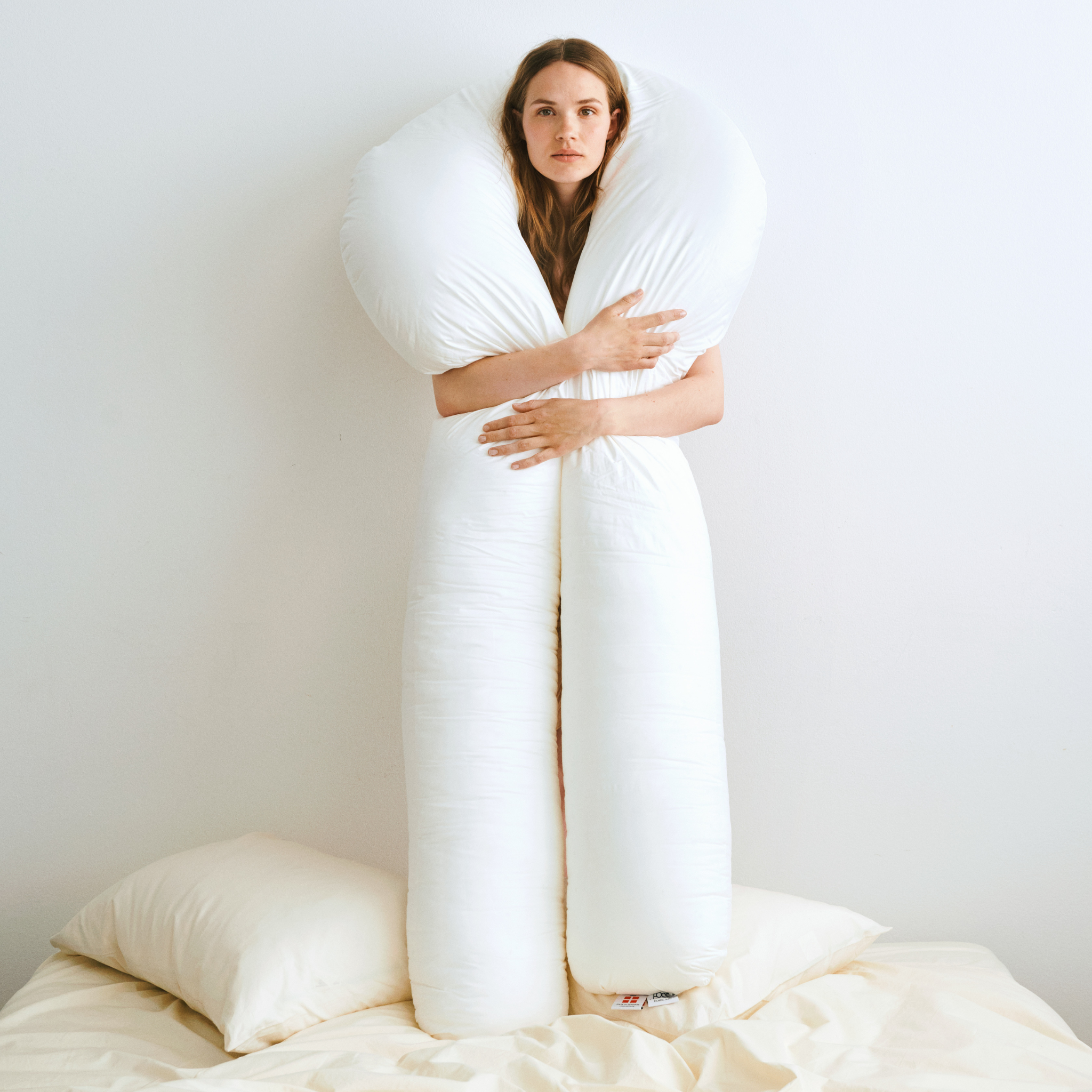 Comfort-U Stödkudde inkl. överdrag - Vit