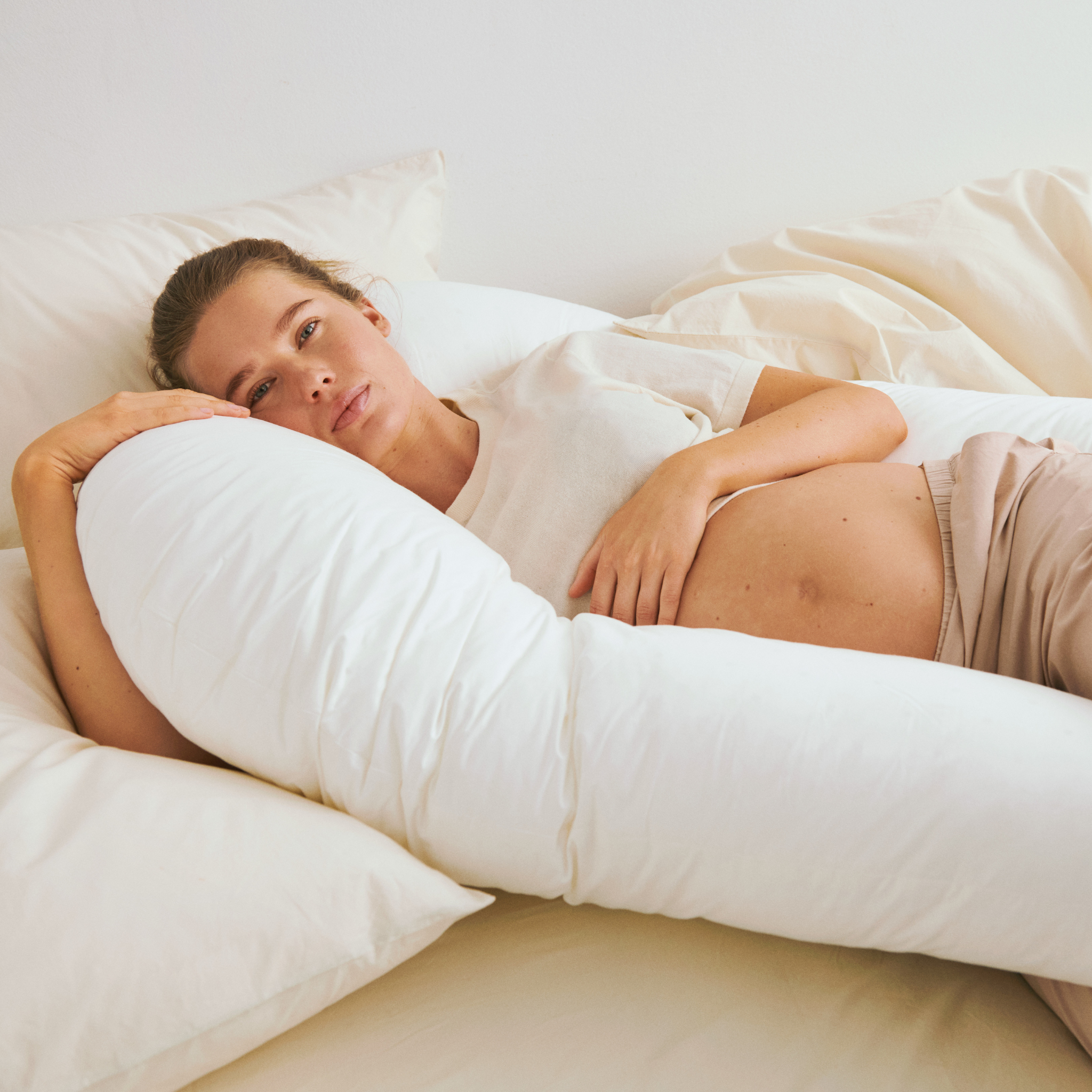 Comfort-U Stödkudde inkl. överdrag - Vit