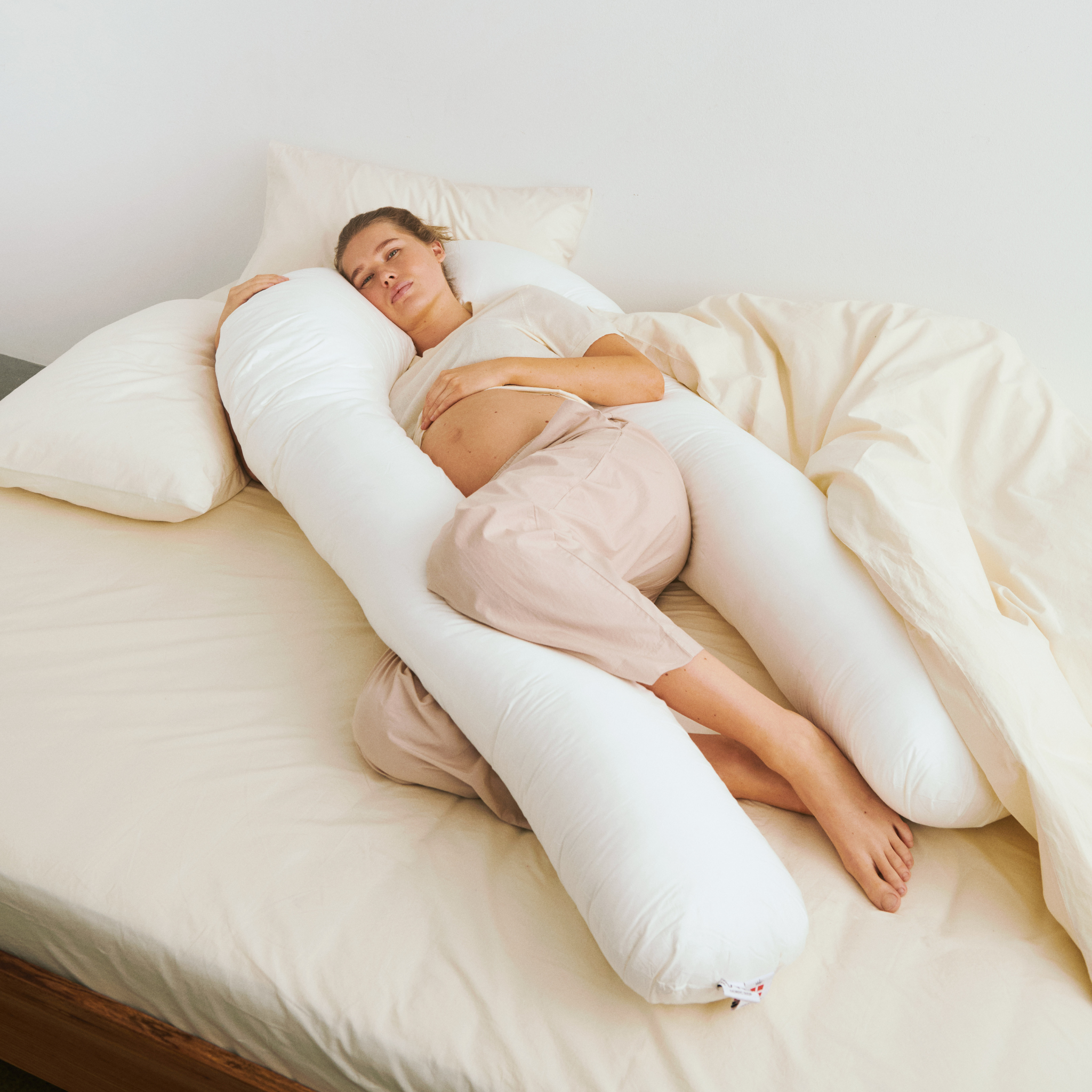 Comfort-U Stödkudde inkl. överdrag - Vit