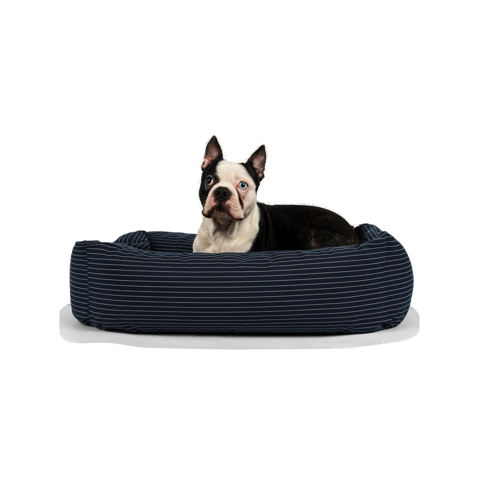 Hundsäng Navy pinstripe Small - 50x70