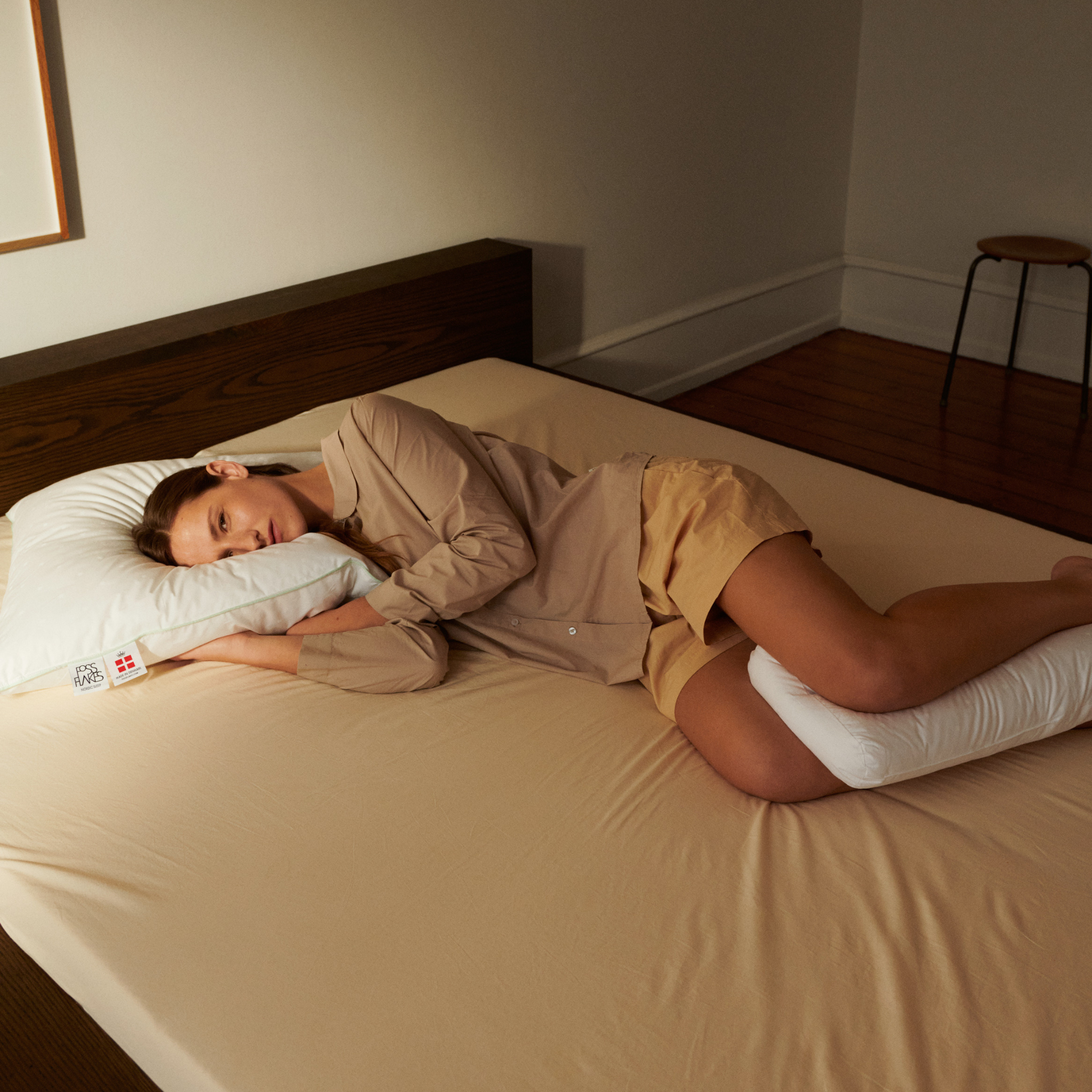 KneeAnkle Stödkudde inkl. överdrag - Vit