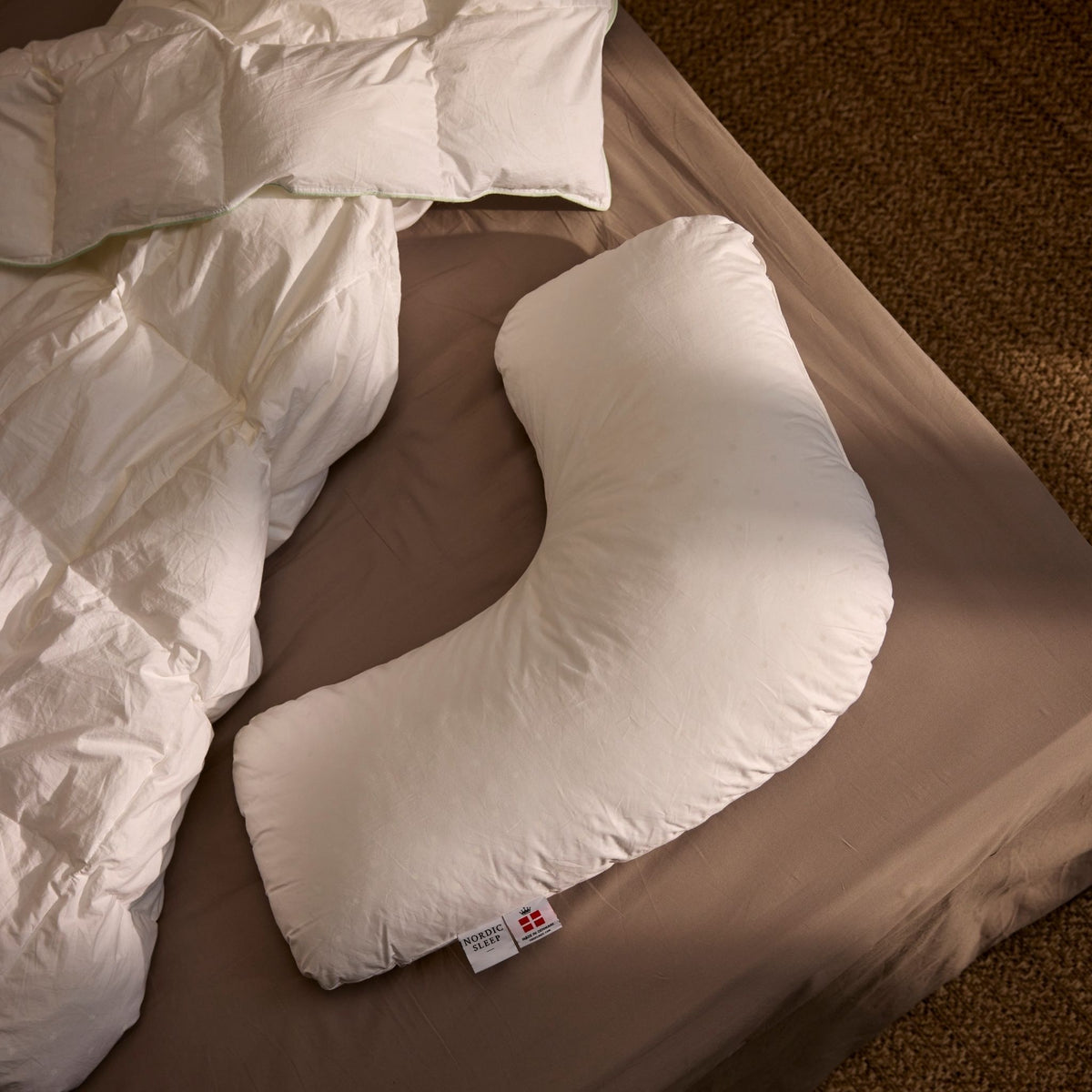 Kuddfodral till SideSleeper Huvudkudde - Vit