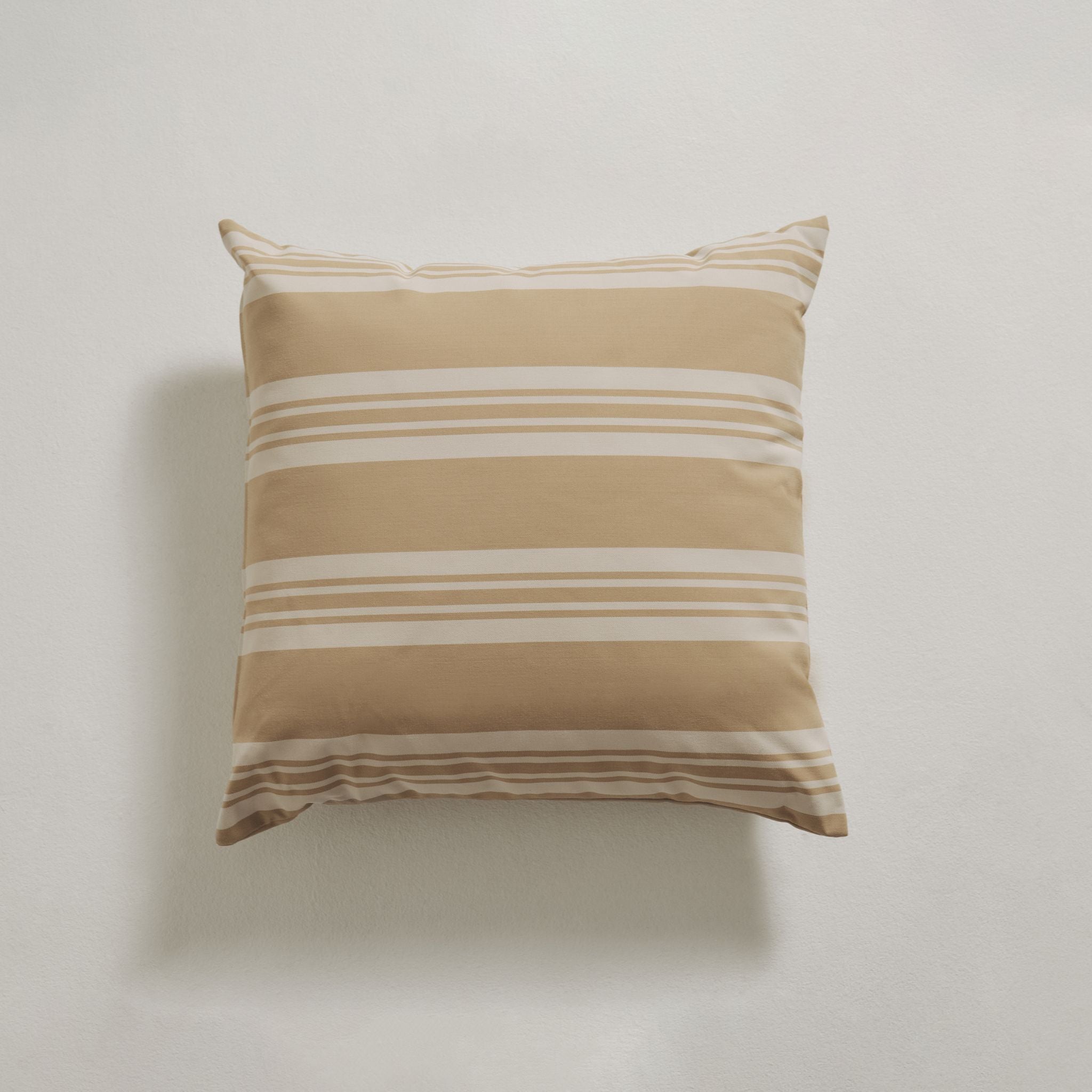 Utekudde 50x50 - Beige/randig