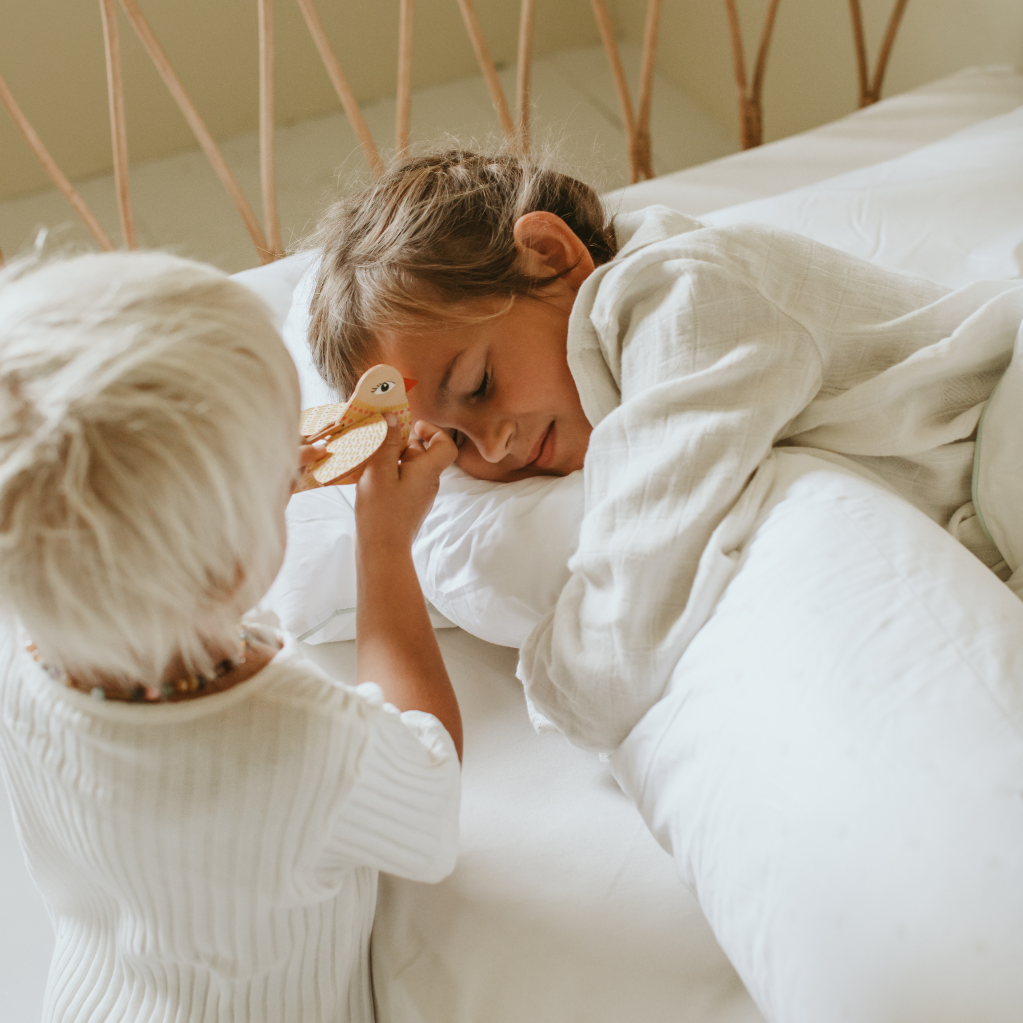 Comfort-I Junior Stödkudde inkl. överdrag - Vit