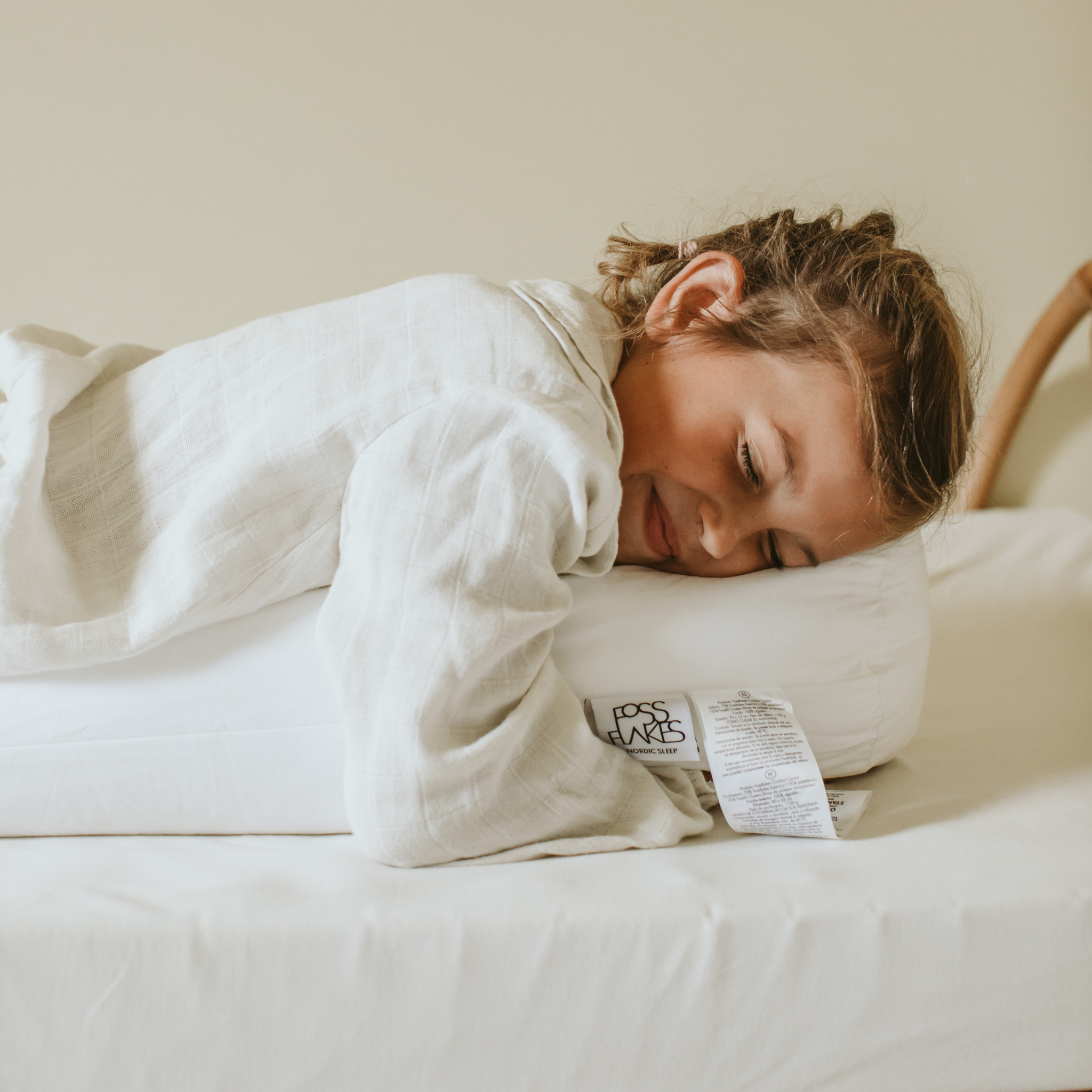 Comfort-I Junior Stödkudde inkl. överdrag - Vit