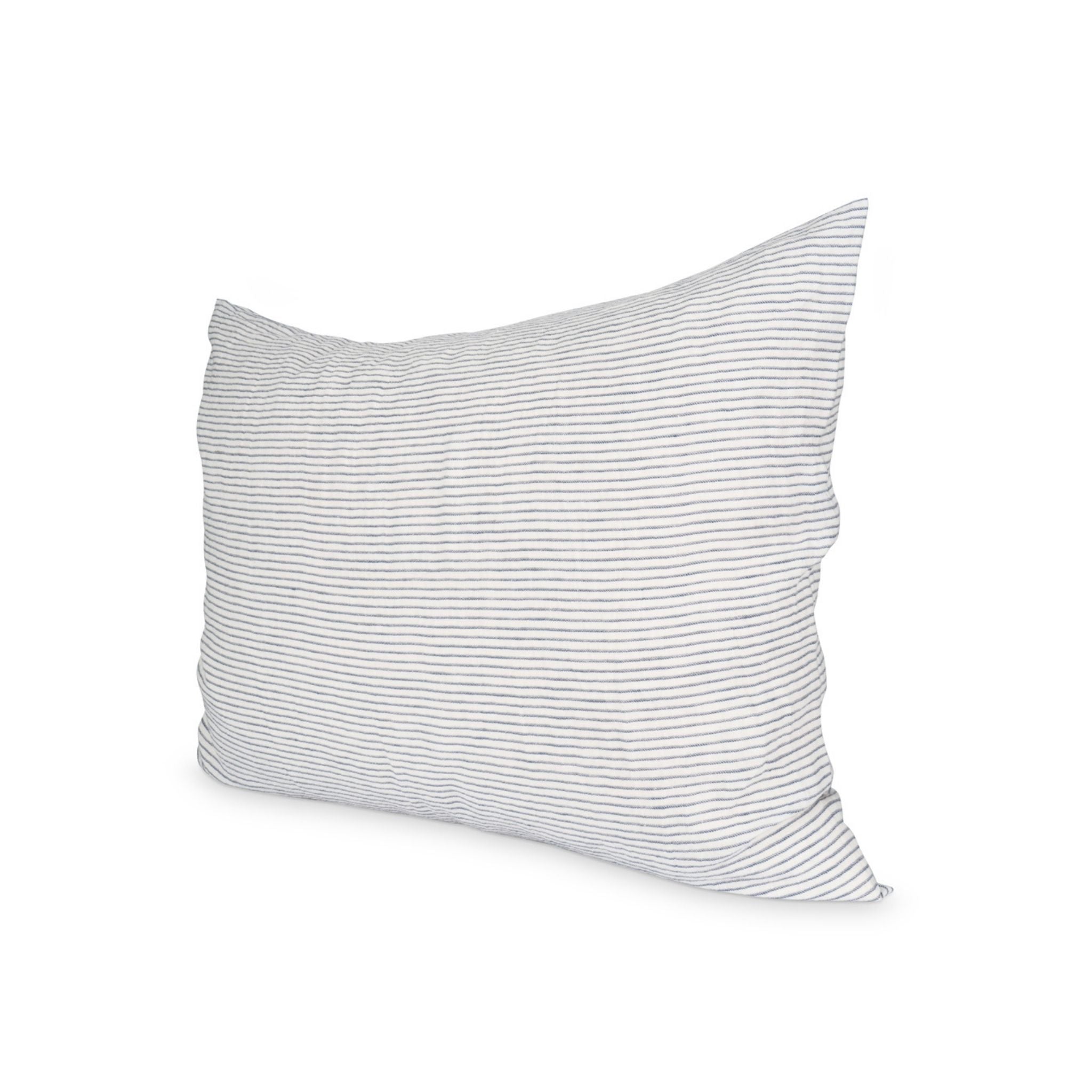 Prydnadskudde i linne - Stripe - 60x80cm
