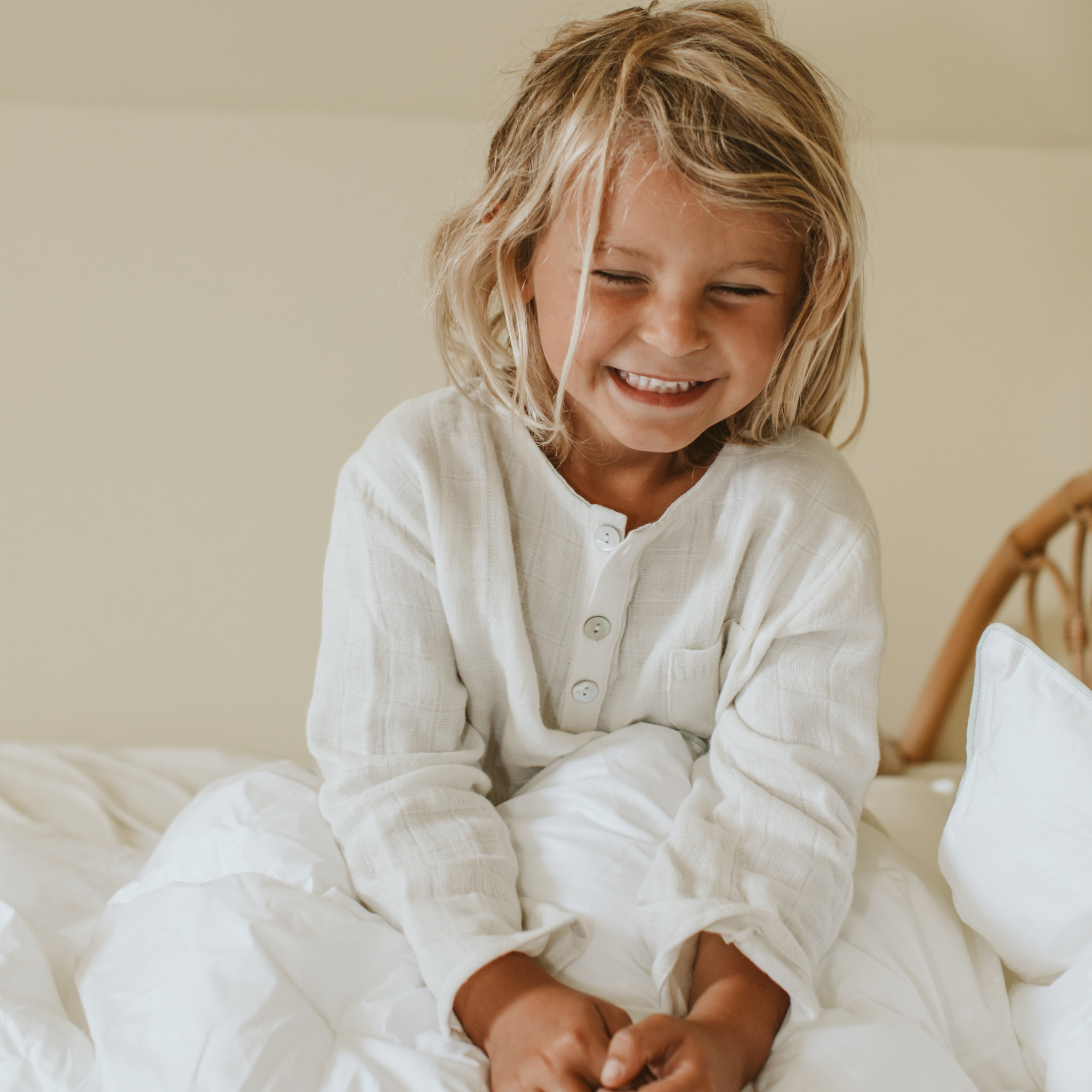 Barntäcke och kuddset